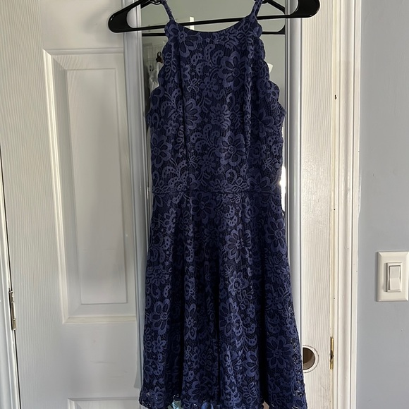 Womens blue lace dress - Picture 1 of 1